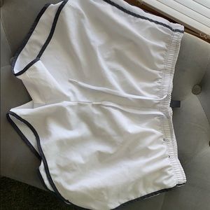 White running shorts